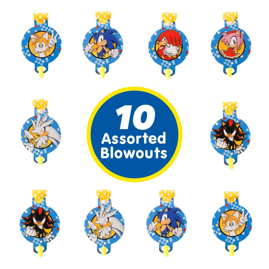 Sonic The Hedgehog Birthday Party Kit – Complete Supplies for 10, Video Game The