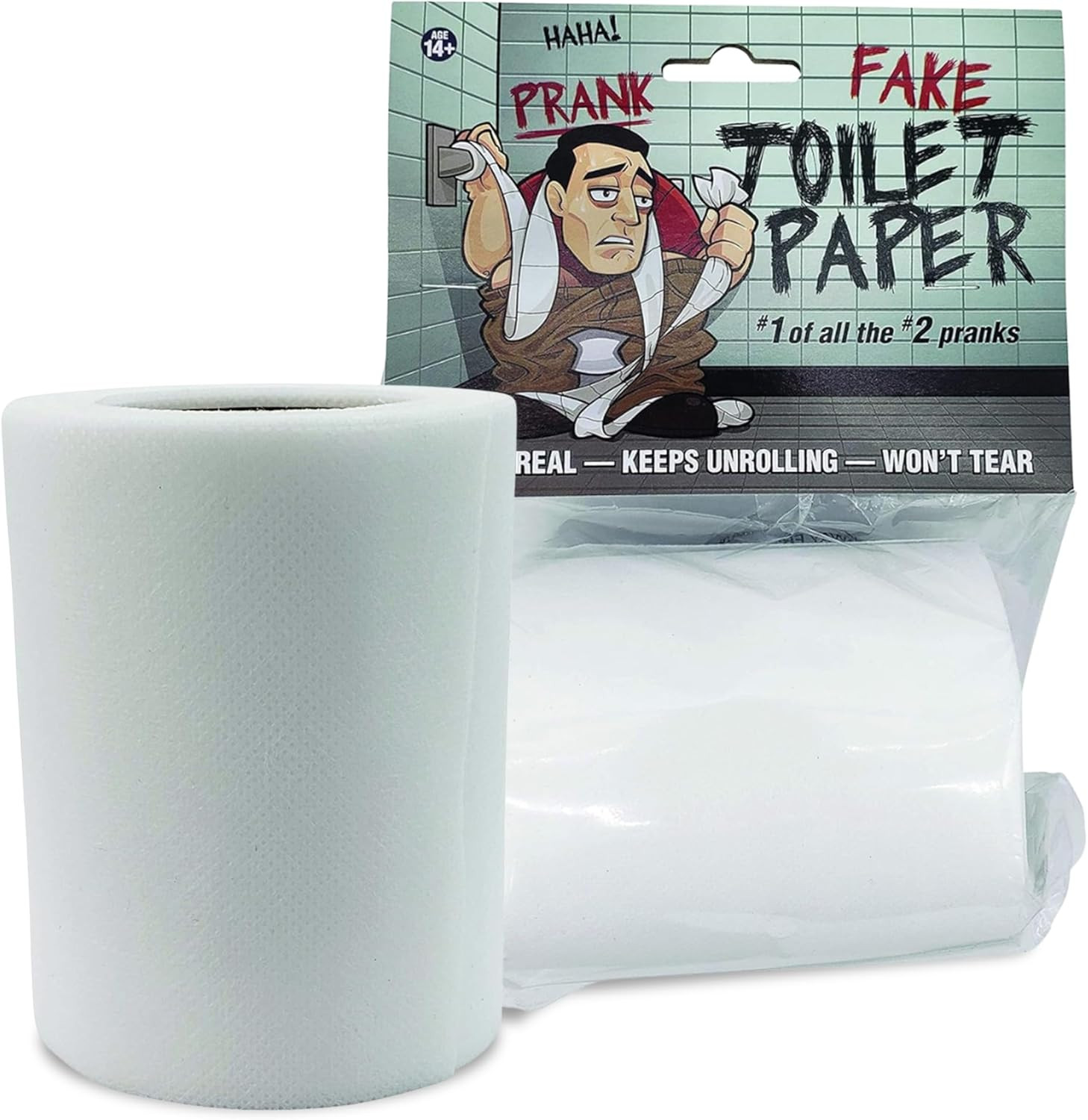 No Tear Prank Toilet Paper – Impossible to Rip Gag for and Kids