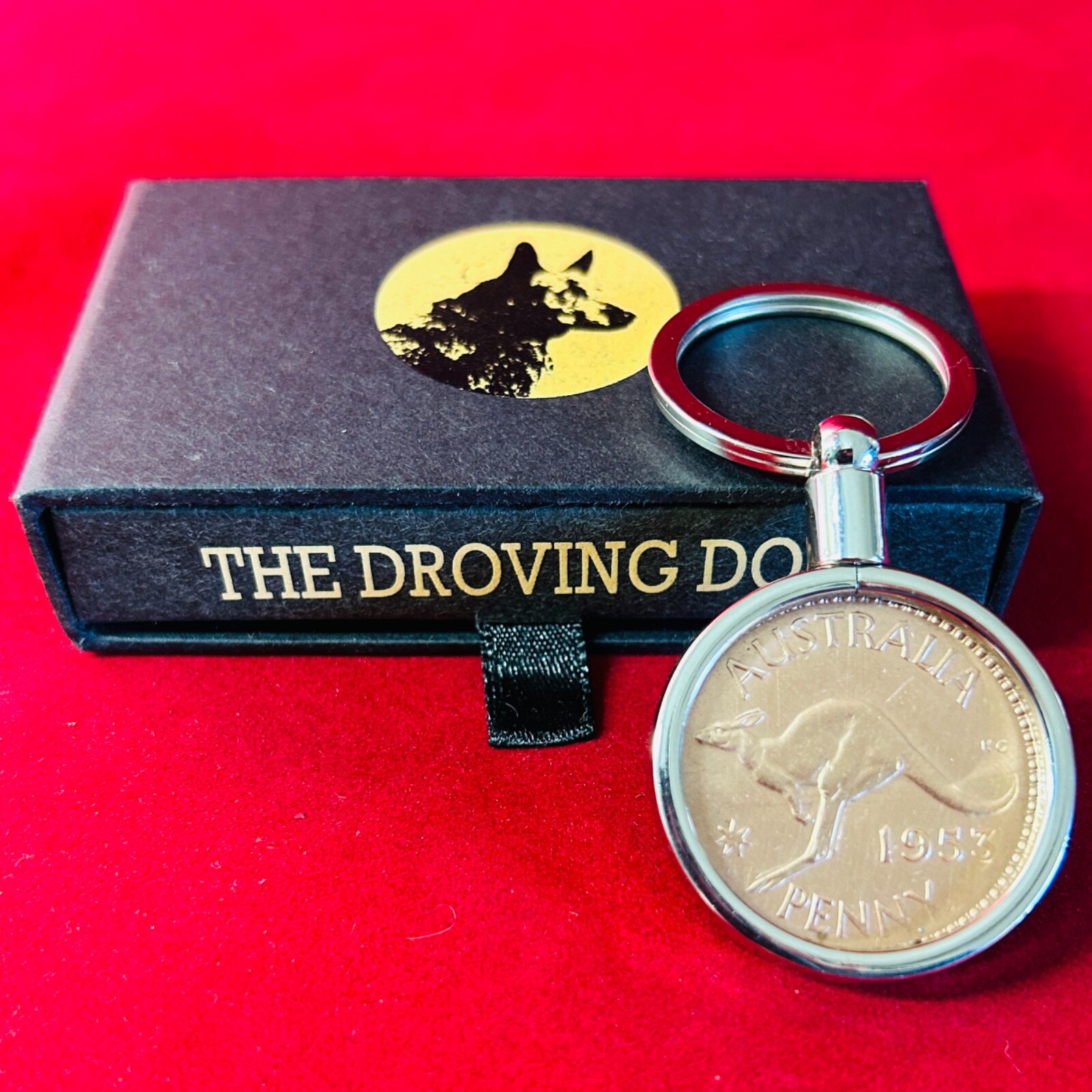 60th Wedding Anniversary Gift Present 1965 Australian Penny Keyring keyring
