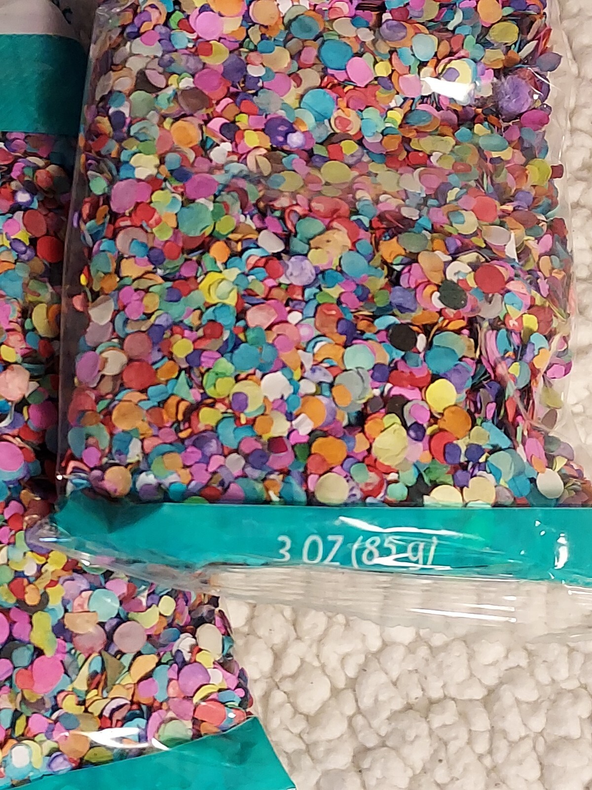 Colorful Paper Confetti – Party, Easter, Shower, Birthday, All Occasion 4 pkgs
