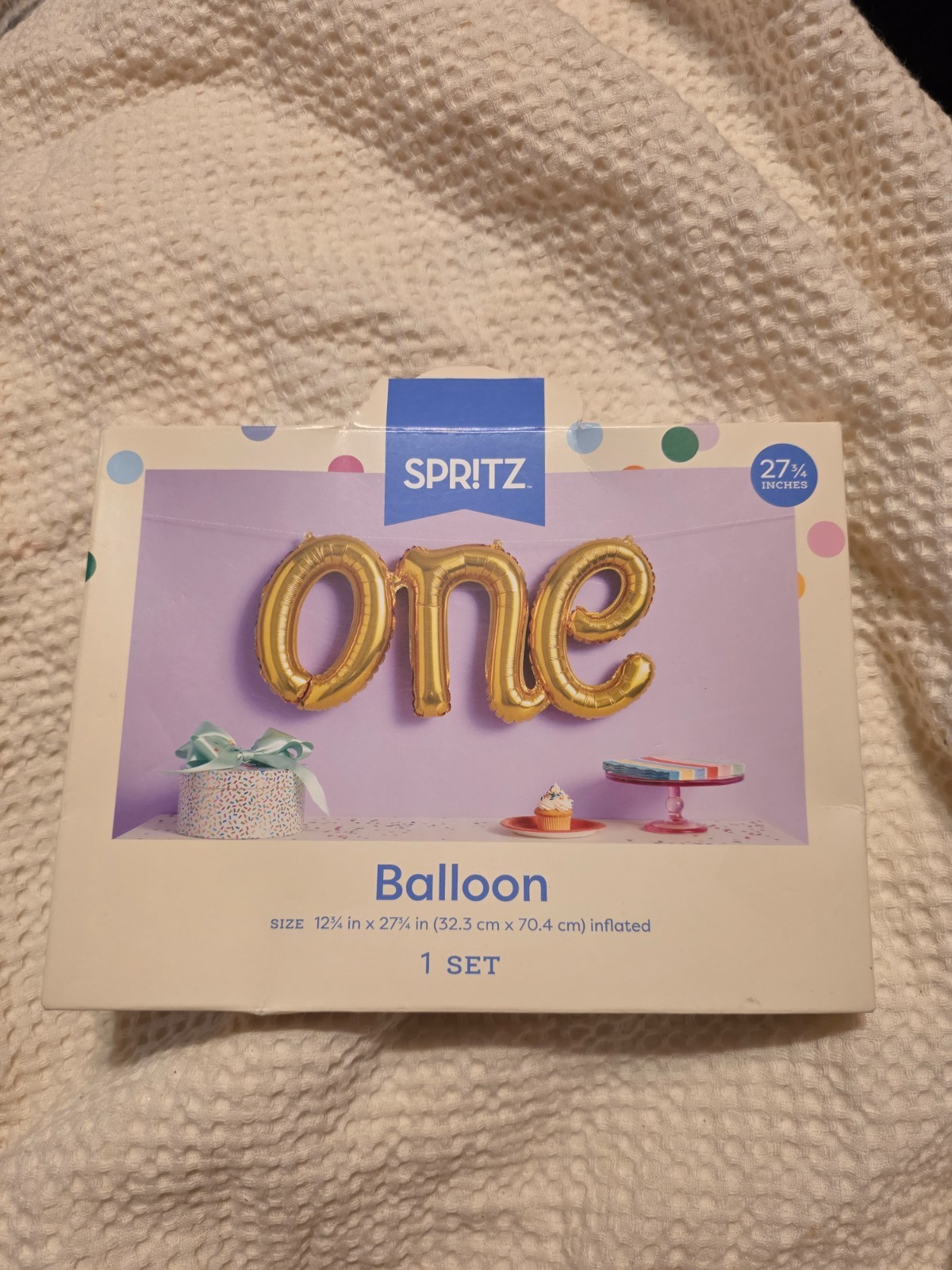 1st birthday party balloon ONE