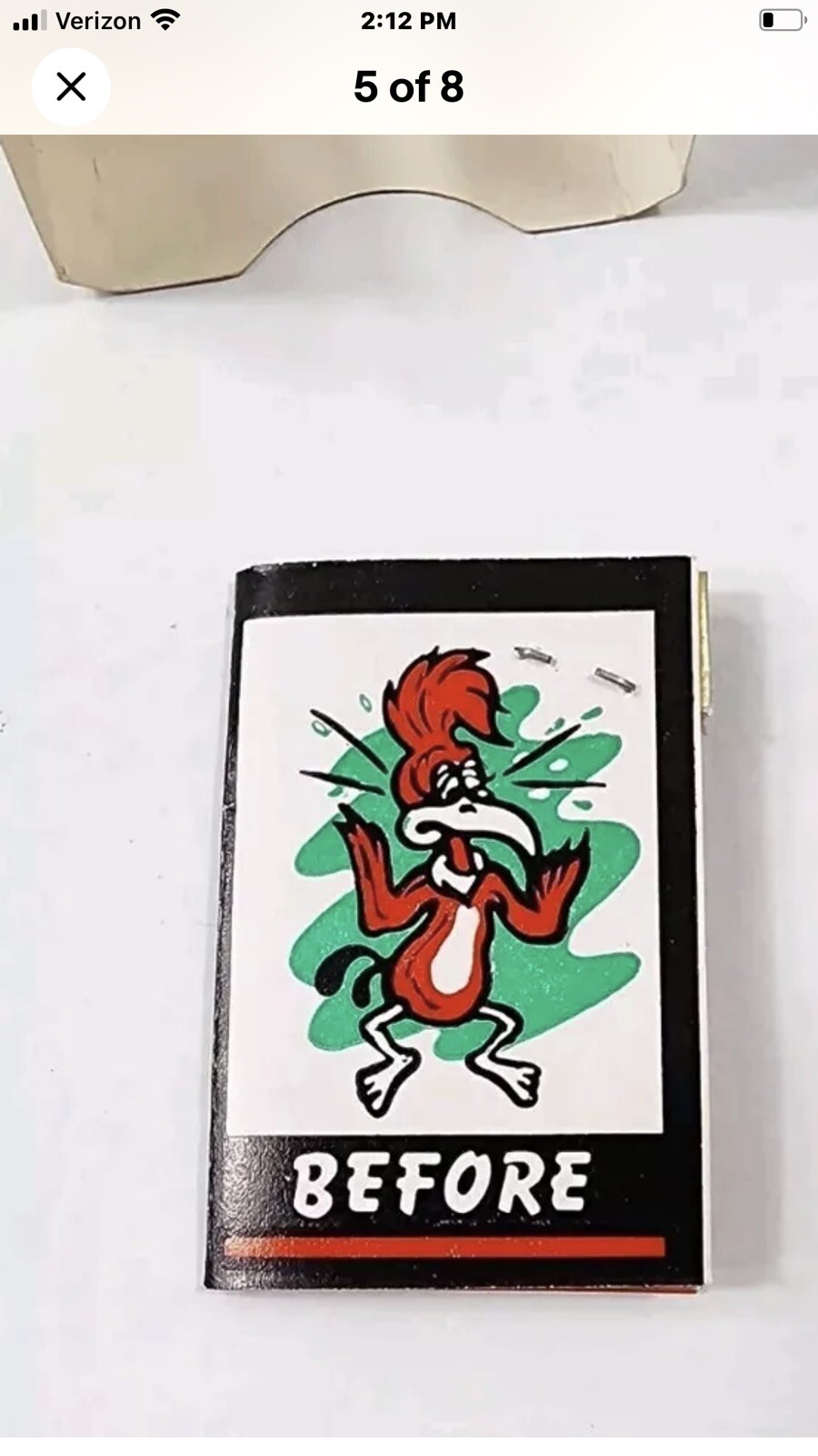 Vintage 1960’s Joke Gag Cover Pecker Stiffener Noveltone Adult Party Novelty