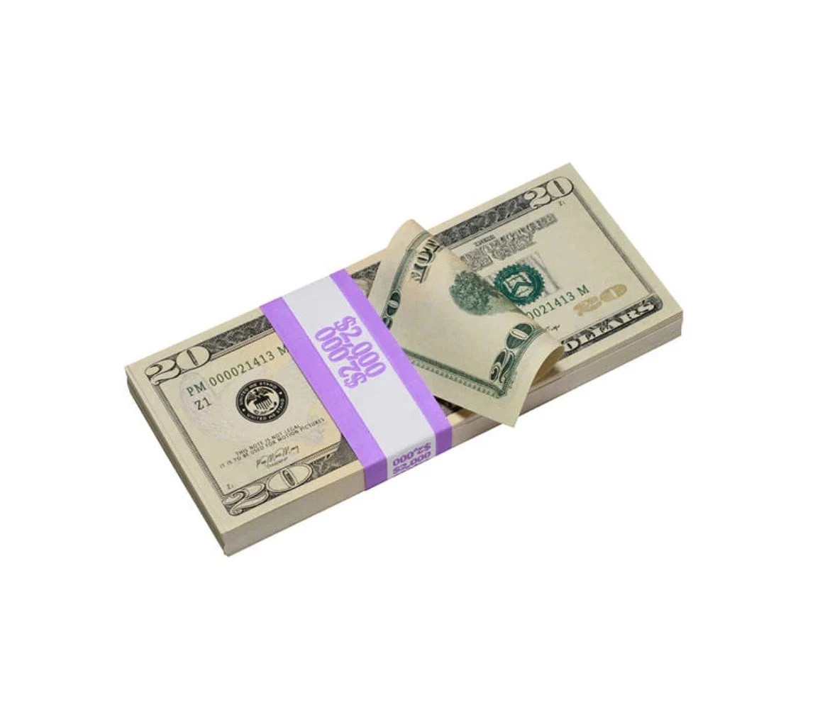 New Money Props Toy Play Fake Bills f Video Learning Education Toys10/20/50/100