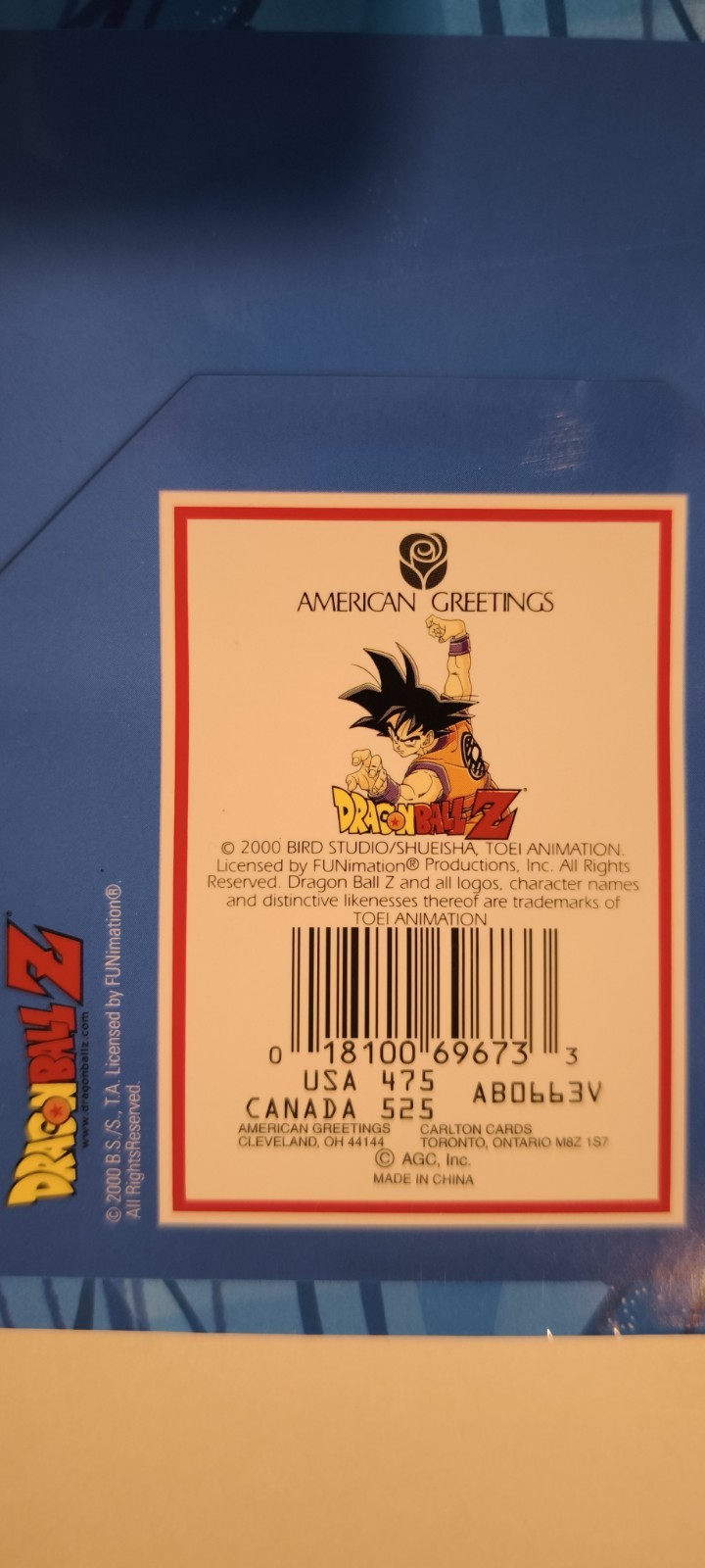 Dragon Ball Z Party Bags Pack Of 9