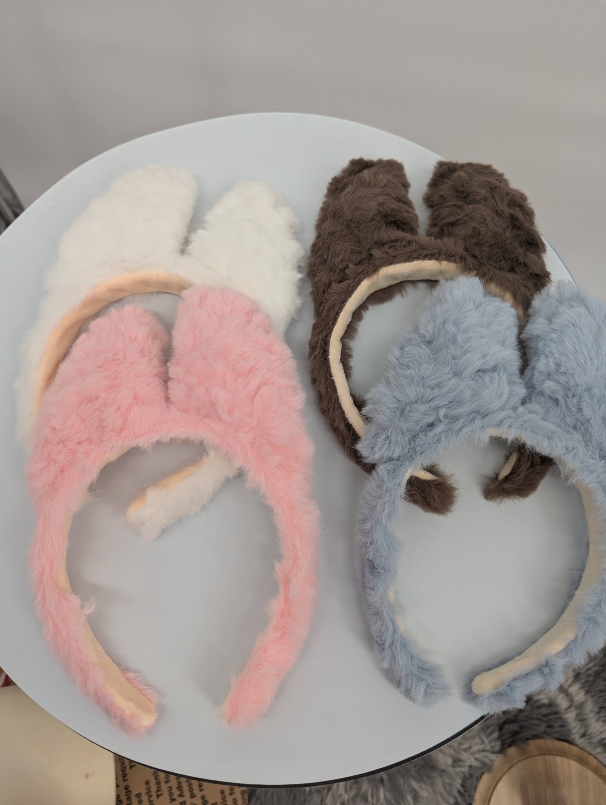 4 pc Labubu Ears Headband birthday party favor Easter bunny child adult unisex