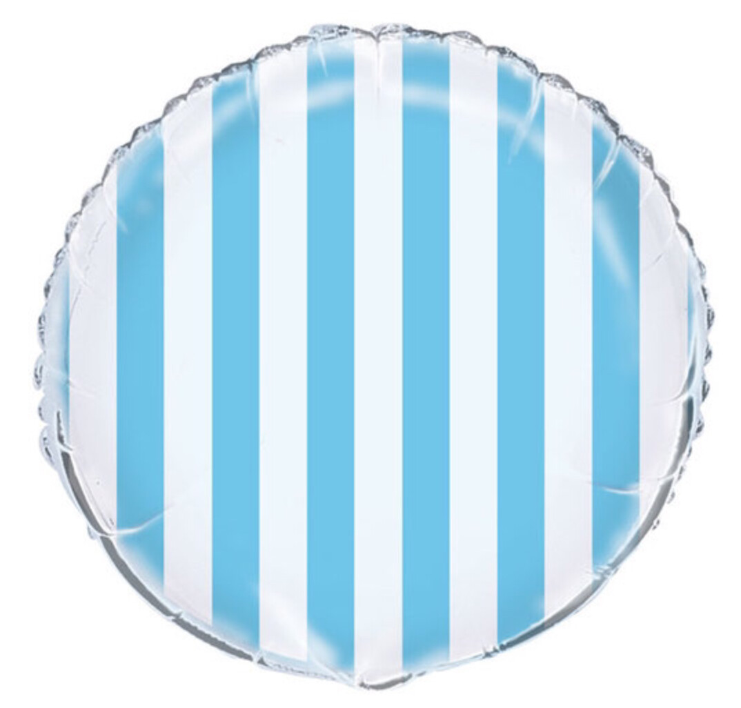Stripes Polka Dots Fun Patterns Paisley 18″ Carnival Circus Foil Mylar Balloons