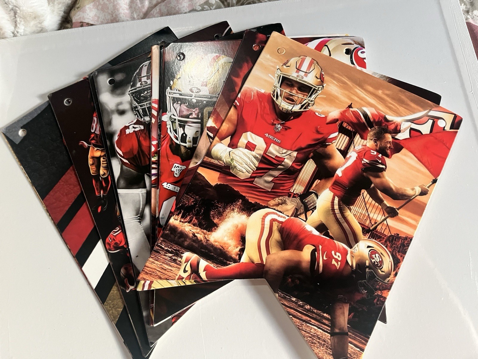 Football Theme banner and cup cake toppers, Multicolor Paper & Plastic