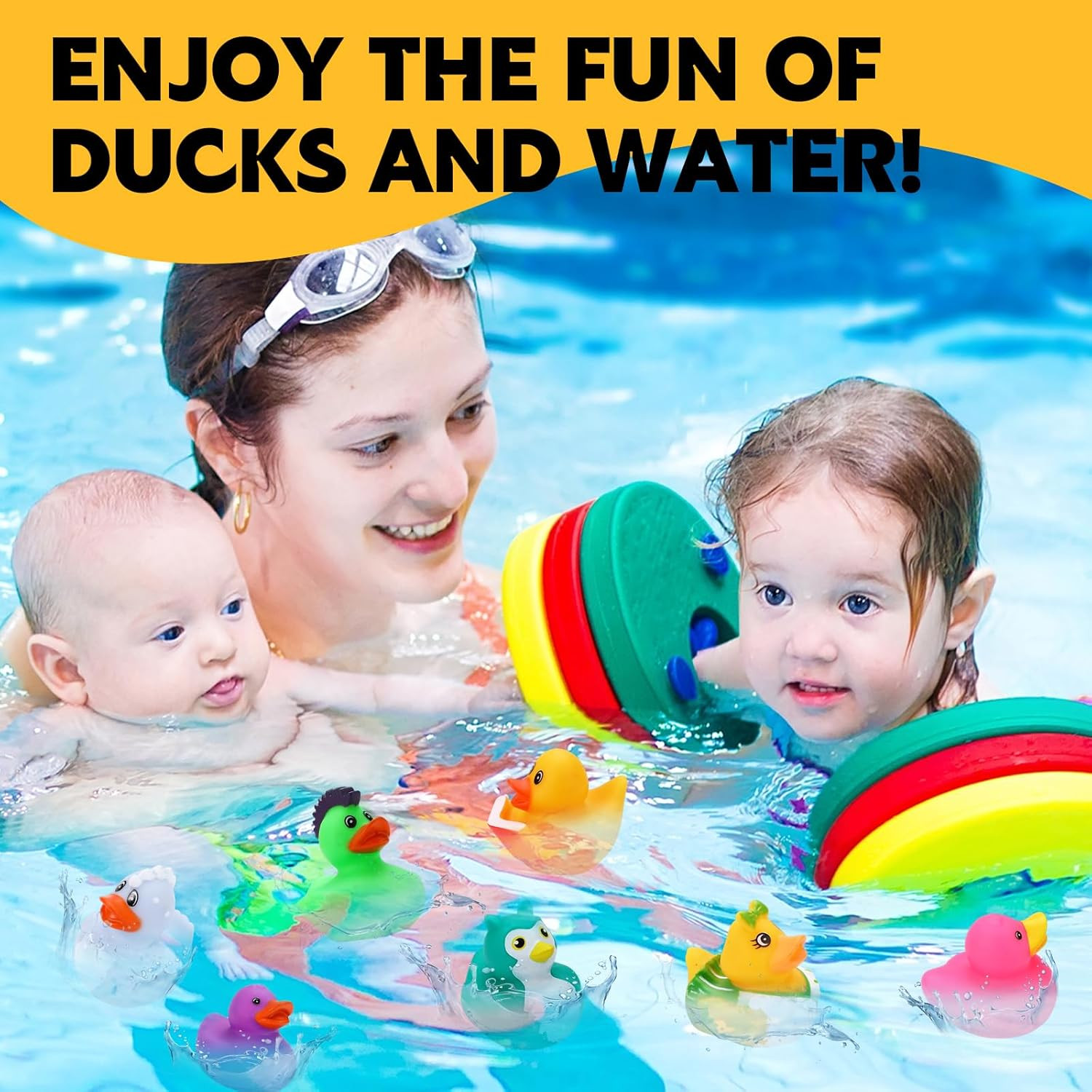 200 Pack Rubber Ducks in Bulk, Jeep Ducks for Ducking, Ducks for Jeeps Assorted,