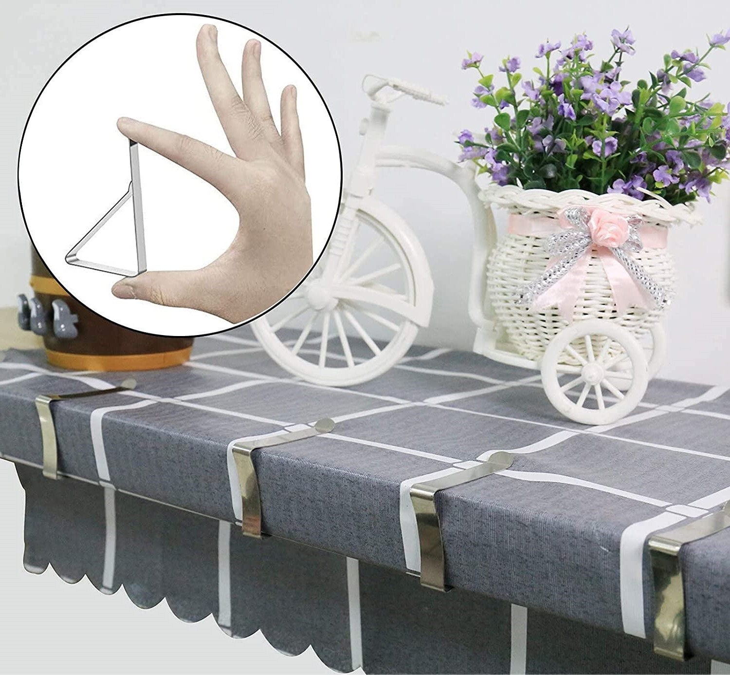 Tablecloth Clips Holders 18 Pack & 30 Pack, Table Cloth Cover Clips Party Supply
