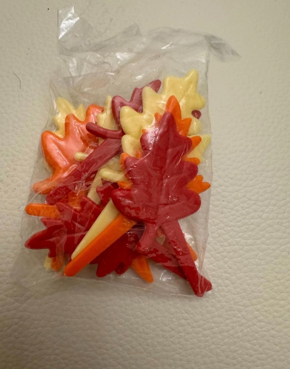 Happy Thanksgiving Fall Leaf Cupcake Toppers/Picks – NEW