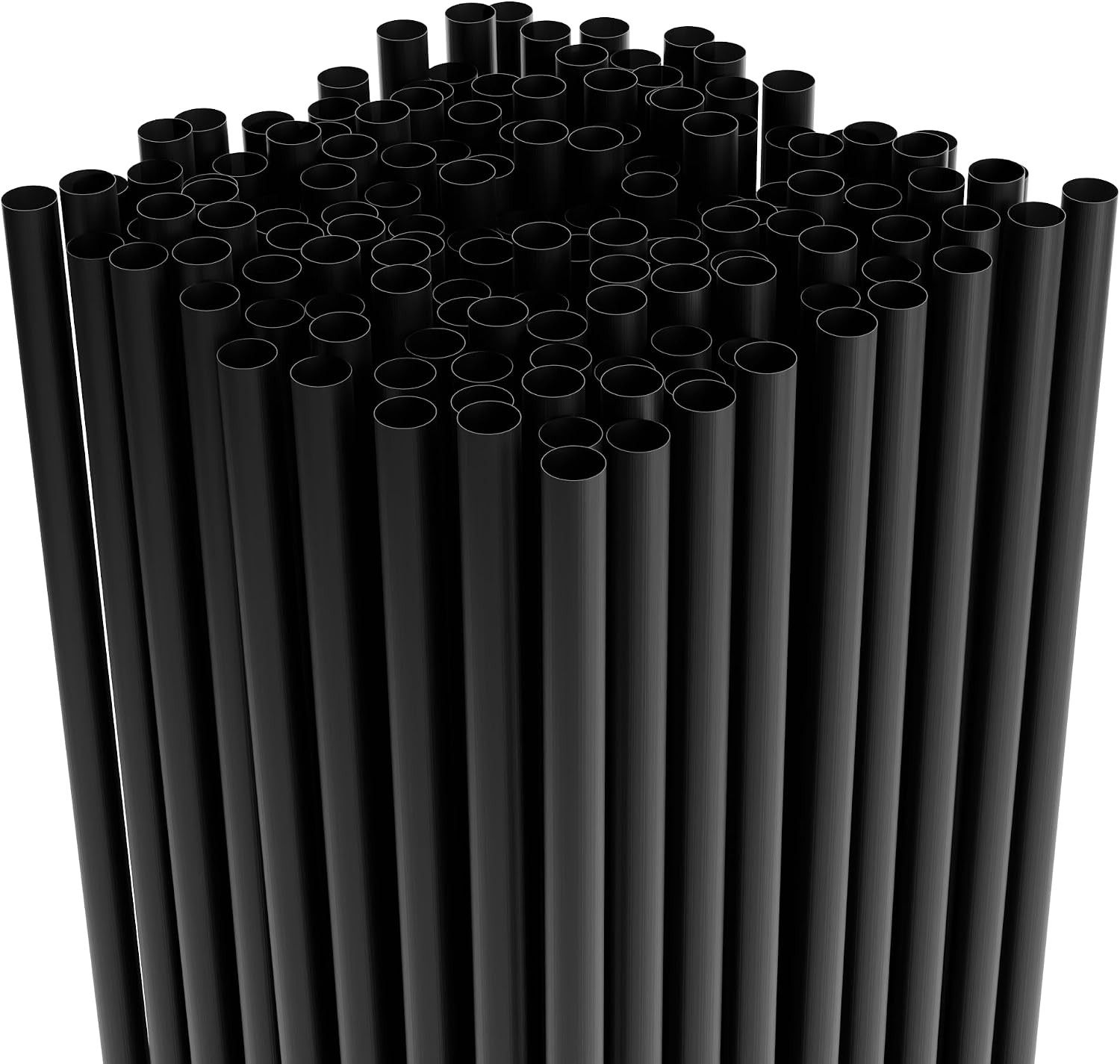 7.75″ Plastic Straws 500 Count Disposable Straws Made For Standard 16Oz Glass