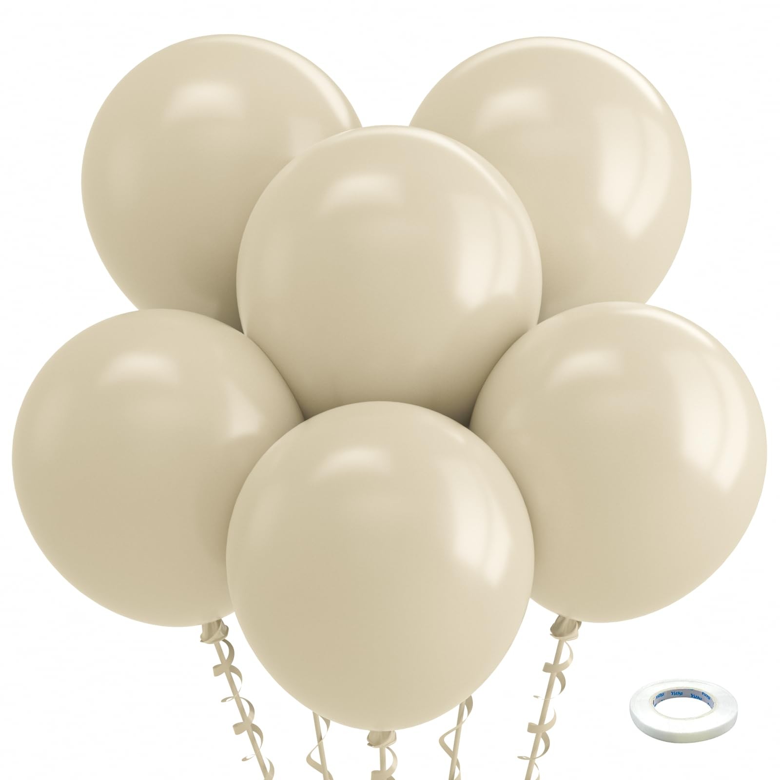 30 Pack 18-Inch White Balloons – Thick Latex for Birthday, Wedding, Gender
