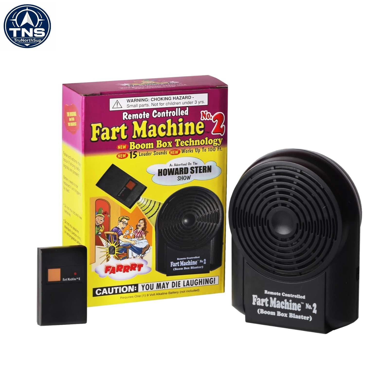 Remote Controlled Fart Machine with Boom Box Technology 15 Sounds Wireless 10…