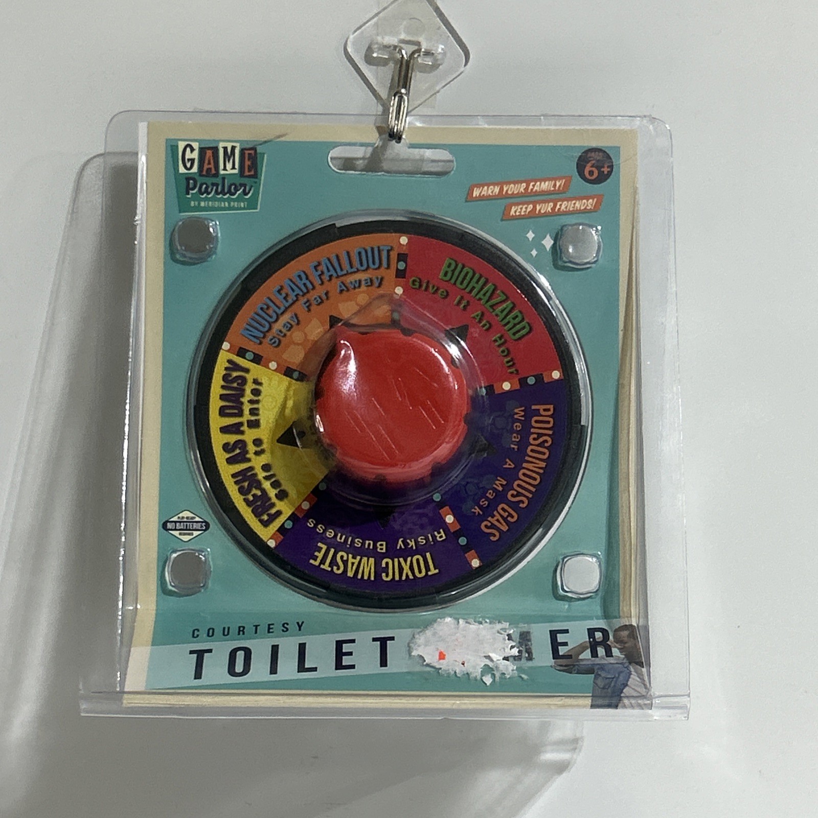 Game Parlor Courtesy Toilet Timer Gag Gift, NIP