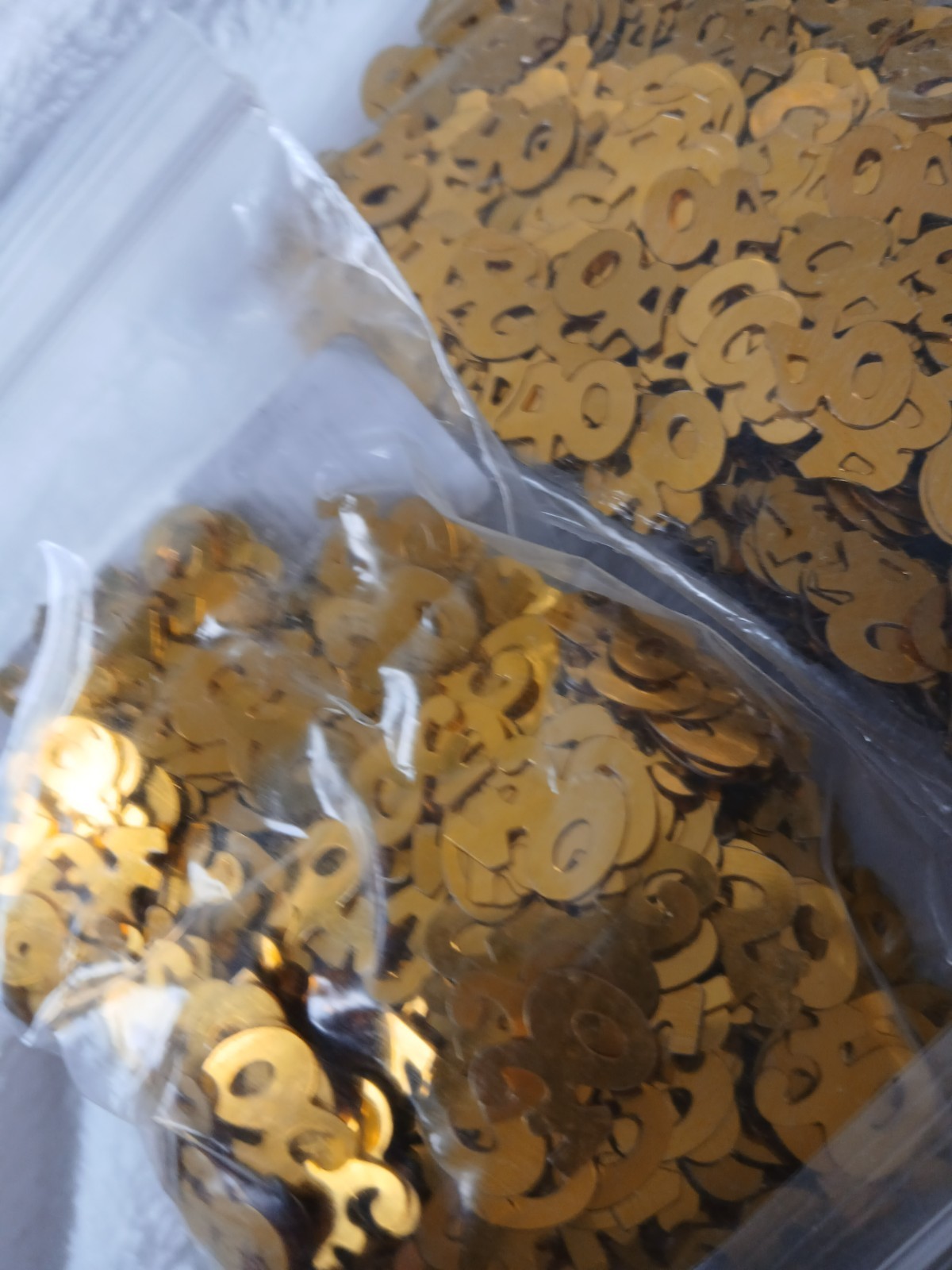 Lot – Multi Packs of Confetti Scatters Variety Stars Hearts Mickey Numbers etc