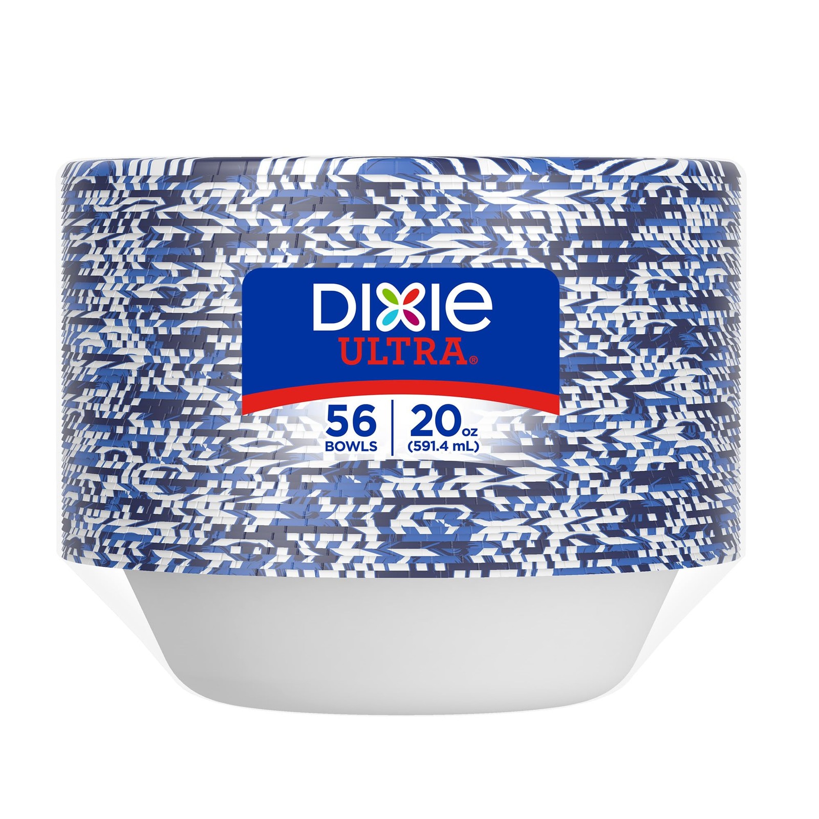 Dixie Ultra, Large Paper Bowls, 20 Oz, 56 Count, Microwave Safe, Compostable,…