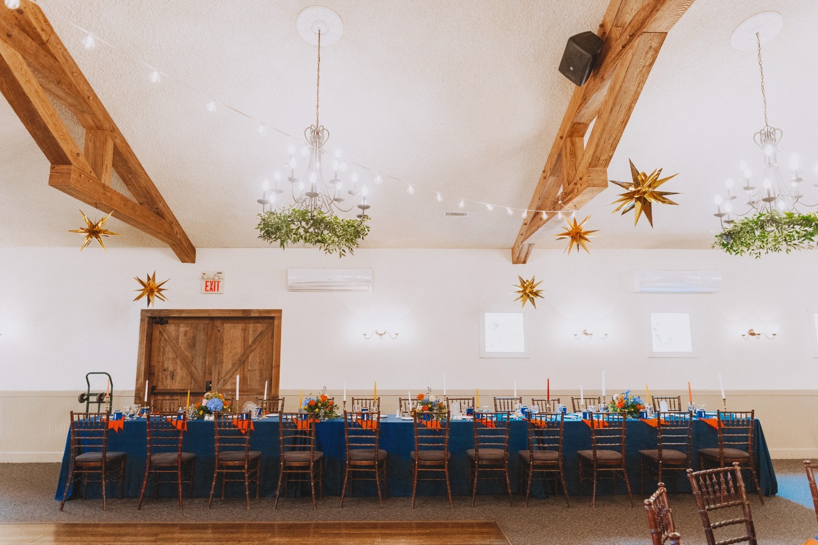 25 Moravian Hanging Glossy Gold Multi-Point Paper Stars