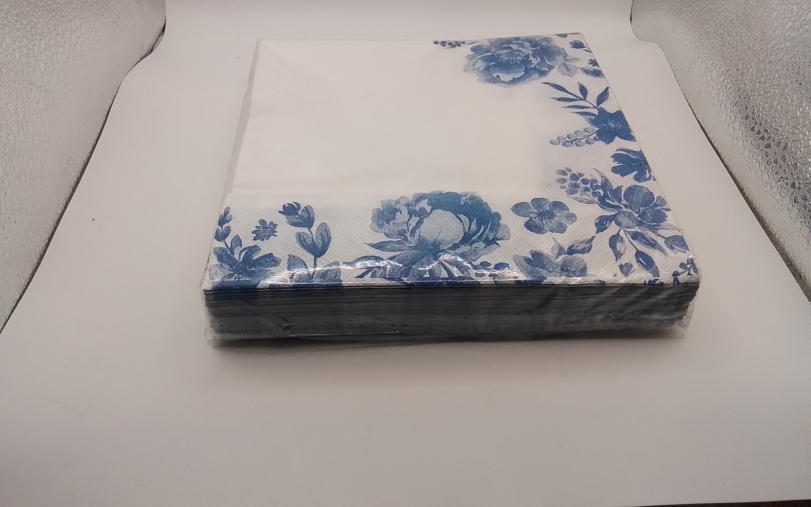 Deep Scalloped Floral All Occasion Disposable Tableware Paper Plates and Napkins