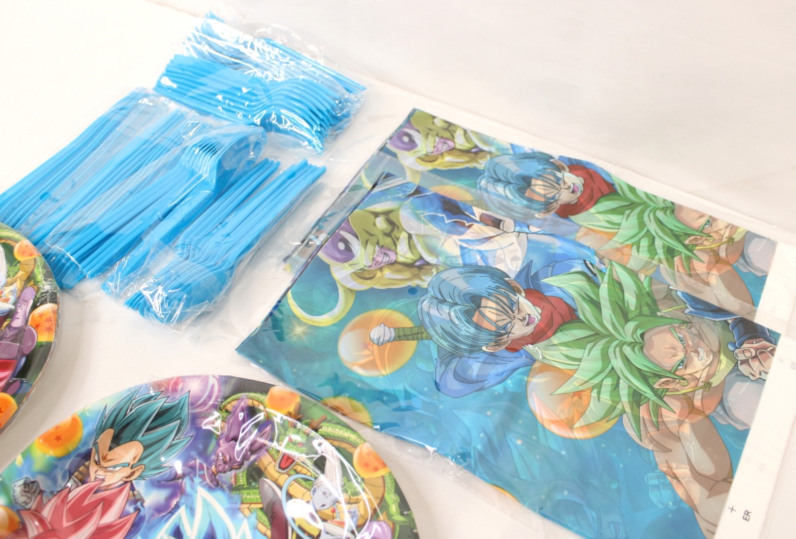Dragon Ball Z Anime Kids Birthday Party Supplies Set Plates Cups Napkins 182pc