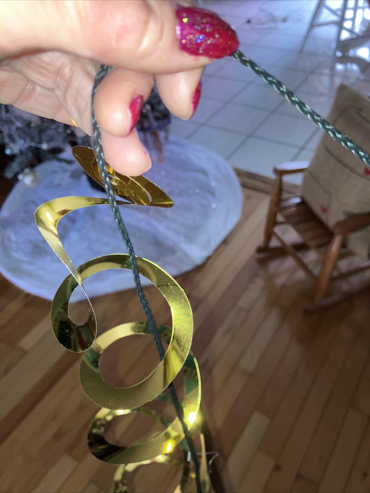 Adult Unisex Graduation Long Hanging Gold, Silver & Black Grad, Decoration