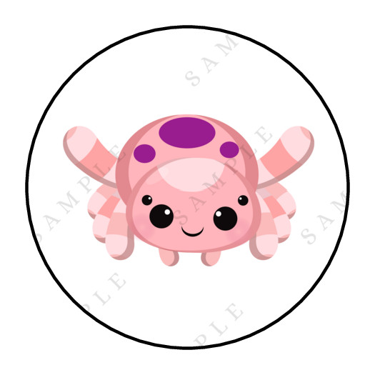 Cute Spider stickers labels tags envelope seals party favors