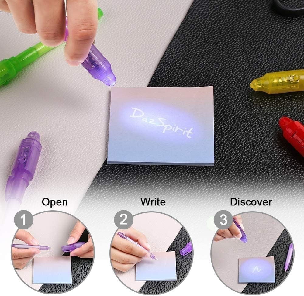 24 Pcs Super Bros Party Favors | Set of 12 Invisible Ink Pen and 12 Super Bros