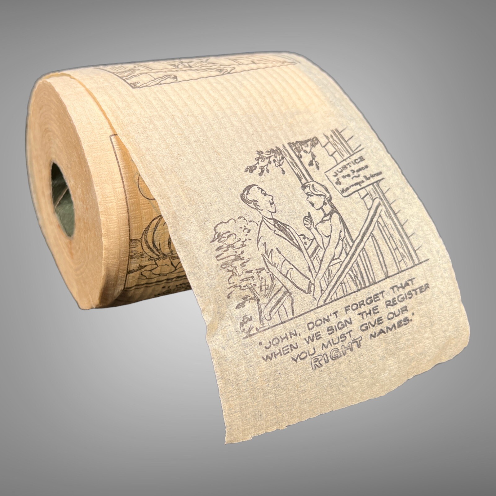 Vintage Sexist Adult Humor Toilet Paper Gag Gift Funny