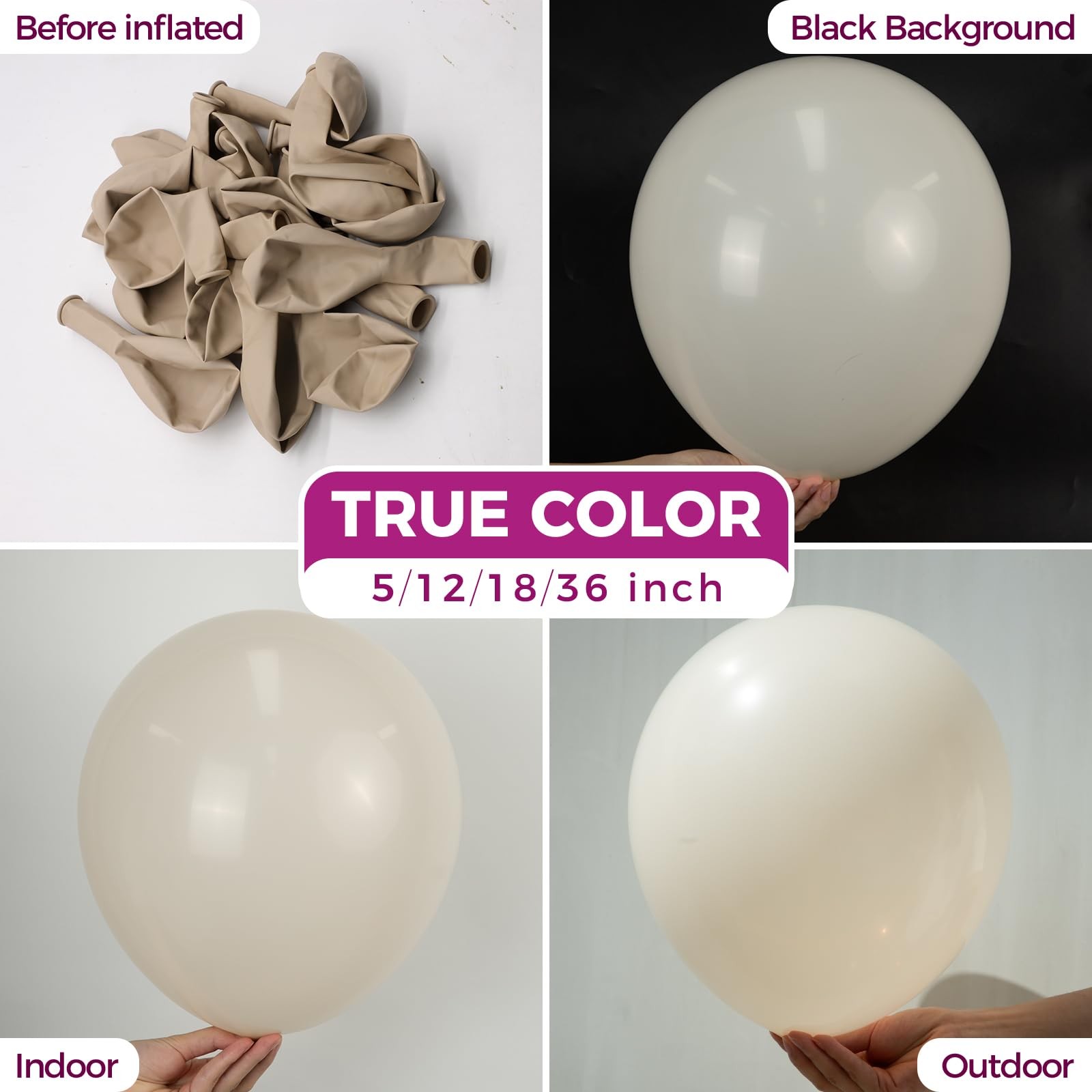 30 Pack 18-Inch White Balloons – Thick Latex for Birthday, Wedding, Gender