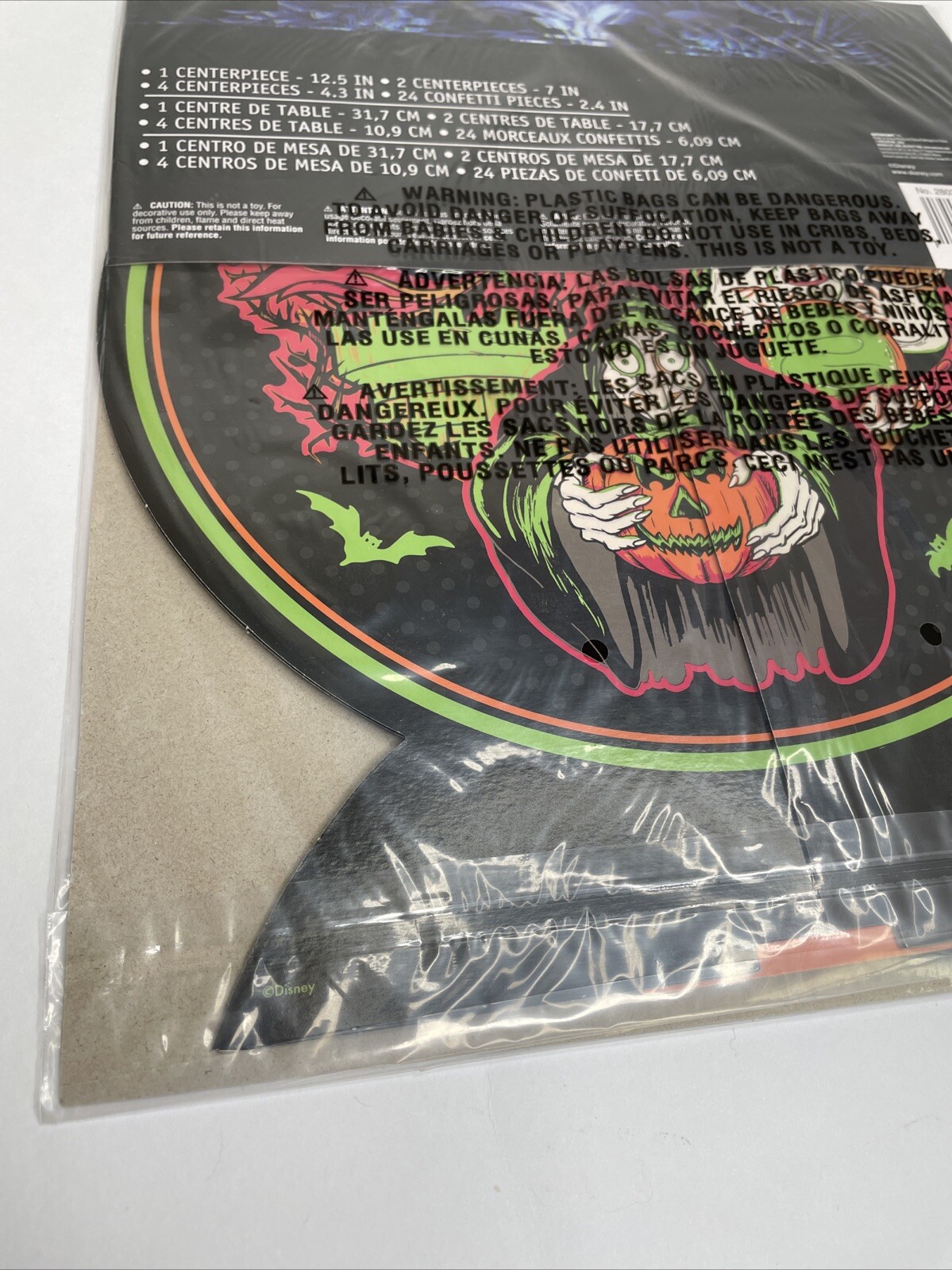 Disney Halloween Villains Haunted House Carnival Party Table Decorating Kit