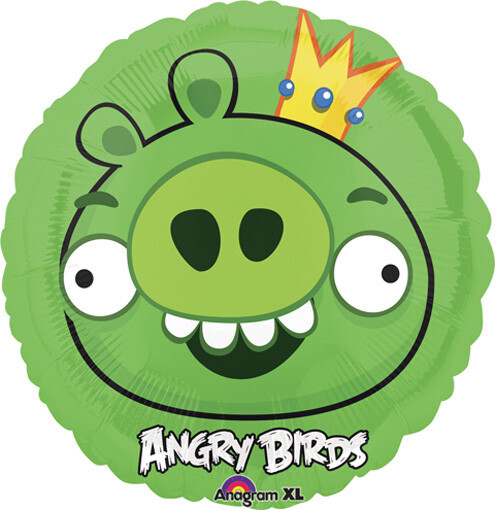 Angry Birds 18″ King Pig Chuck Foil Mylar Party Balloons
