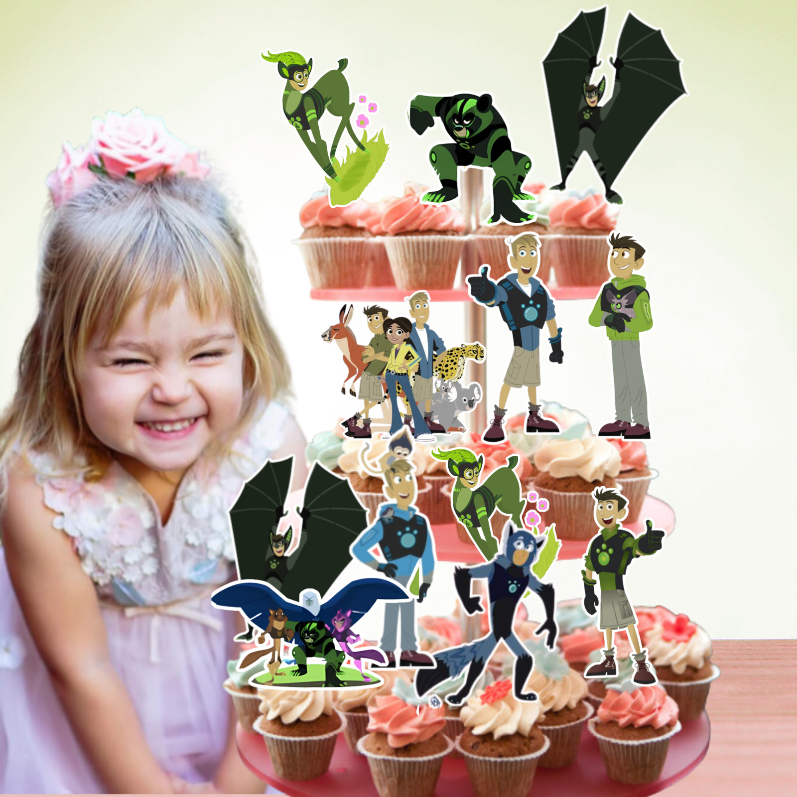 WILD KRATTS TABLEWARE birthday party supplies favor centerpiece decoration theme