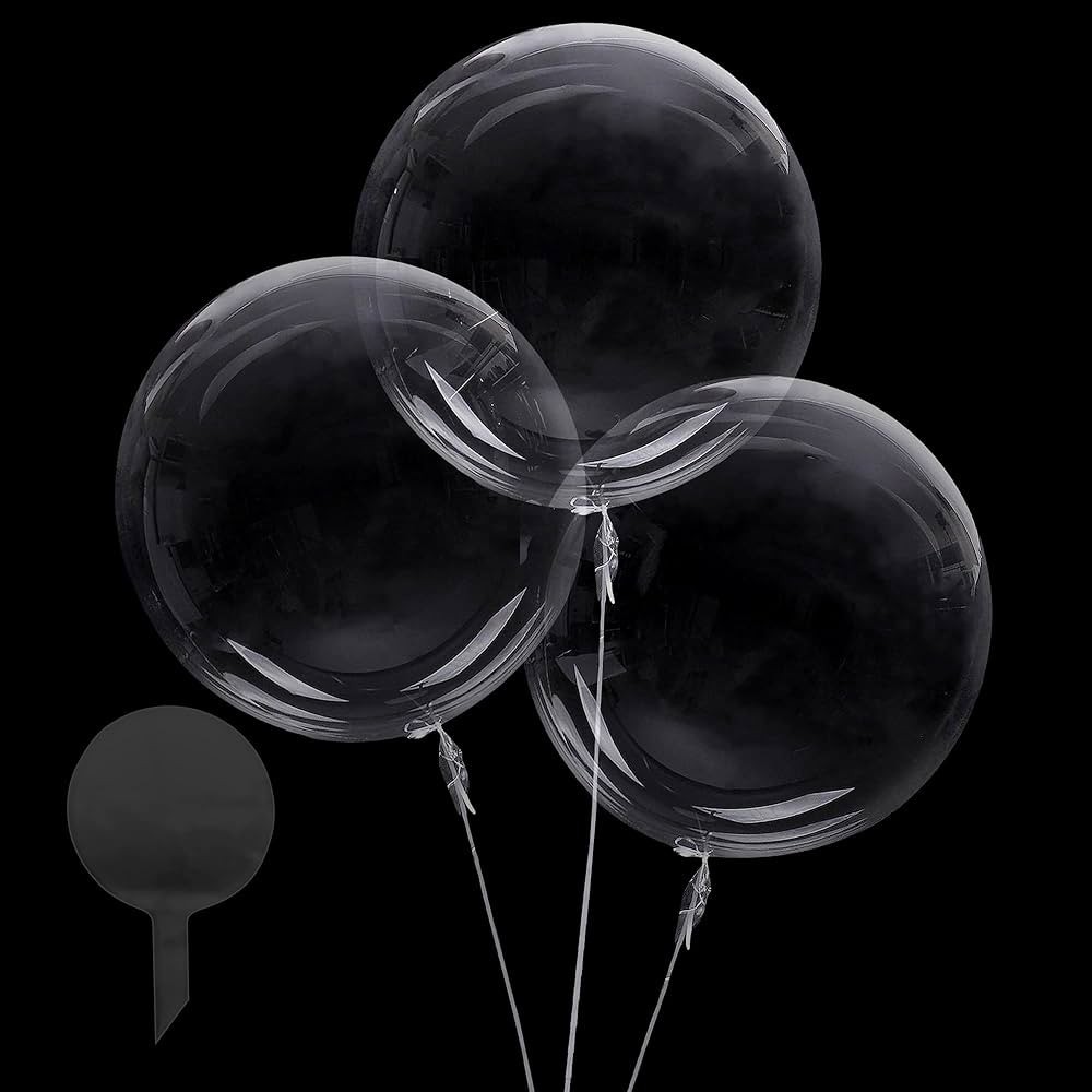24inch clear bobo balloons (16 Pcs).