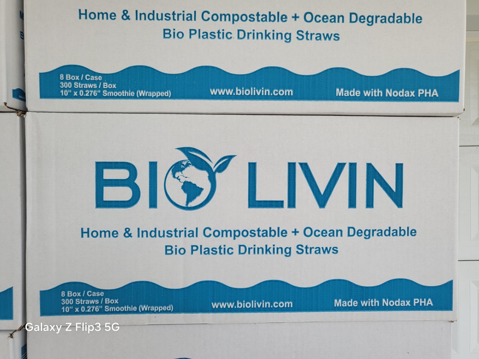 2400 Straws Individually Wrapped 100% Plant-Based Compostable – Biodegradable