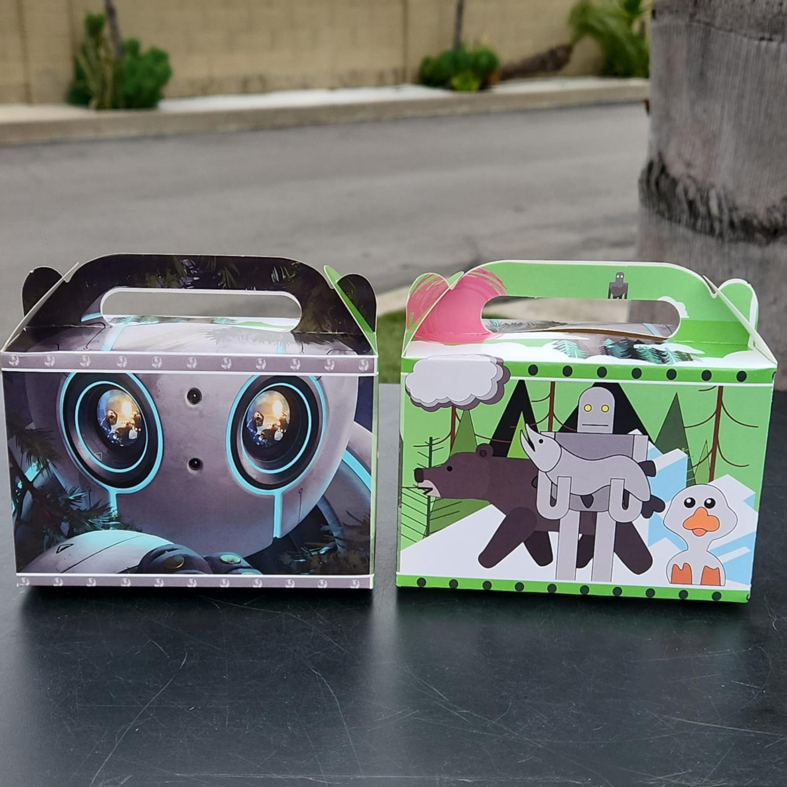 The Wild Robot Party Supplies happy birthday centerpiece decoration cup plate