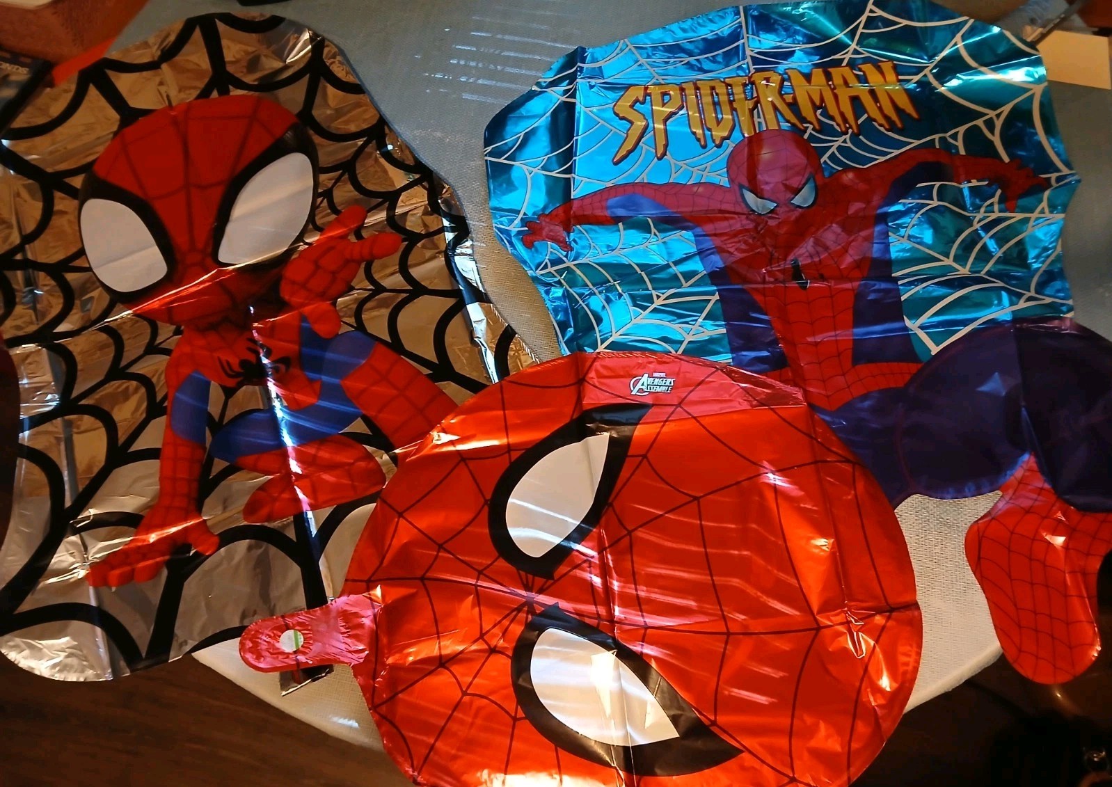 Spiderman Theme Happy Birthday Party Decoration 38 Pcs Balloons Letters Pics NEW