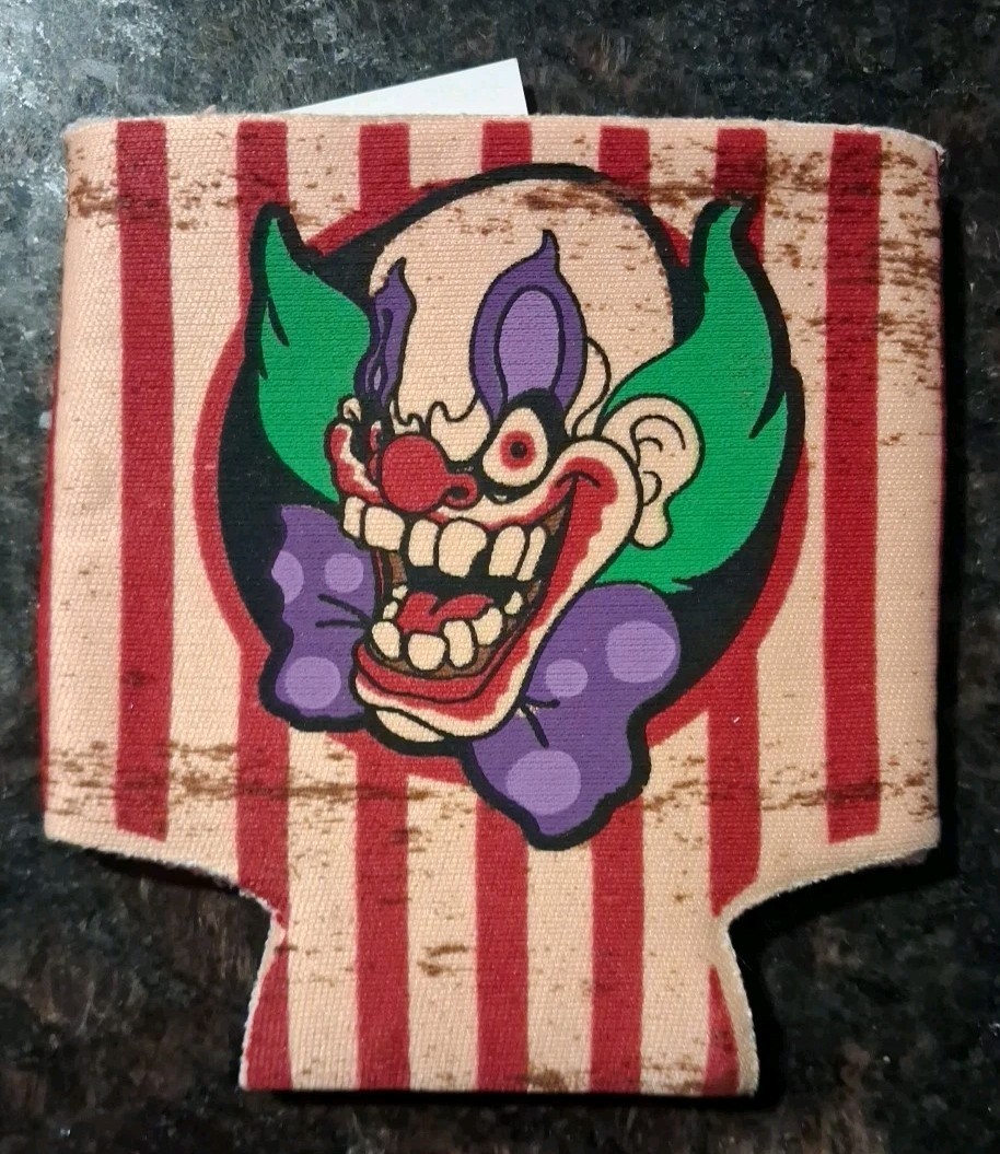 Carnevil Can Coozies Set Of 13. Halloween, Carnival, Circus, Birthday Party