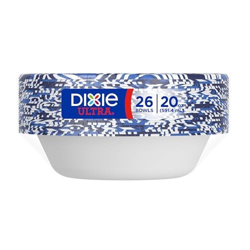 , Large Paper Bowls, 20 Oz, 150 Count (6 packs 150 Count (Pack of 1) 20 Ounces