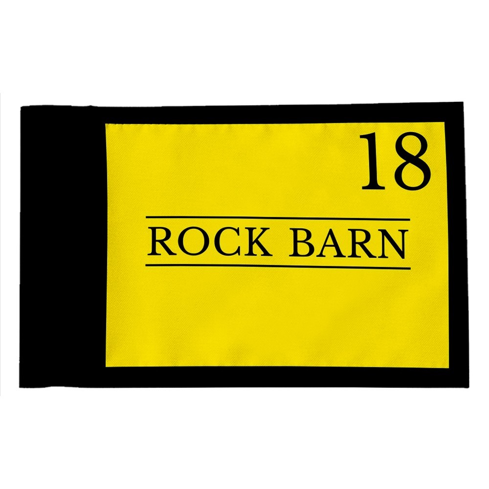 ROCK BARN GOLF COURSE NORTH CAROLINA Golf Pin Flag Regulation Tube Flag 8x6Inch