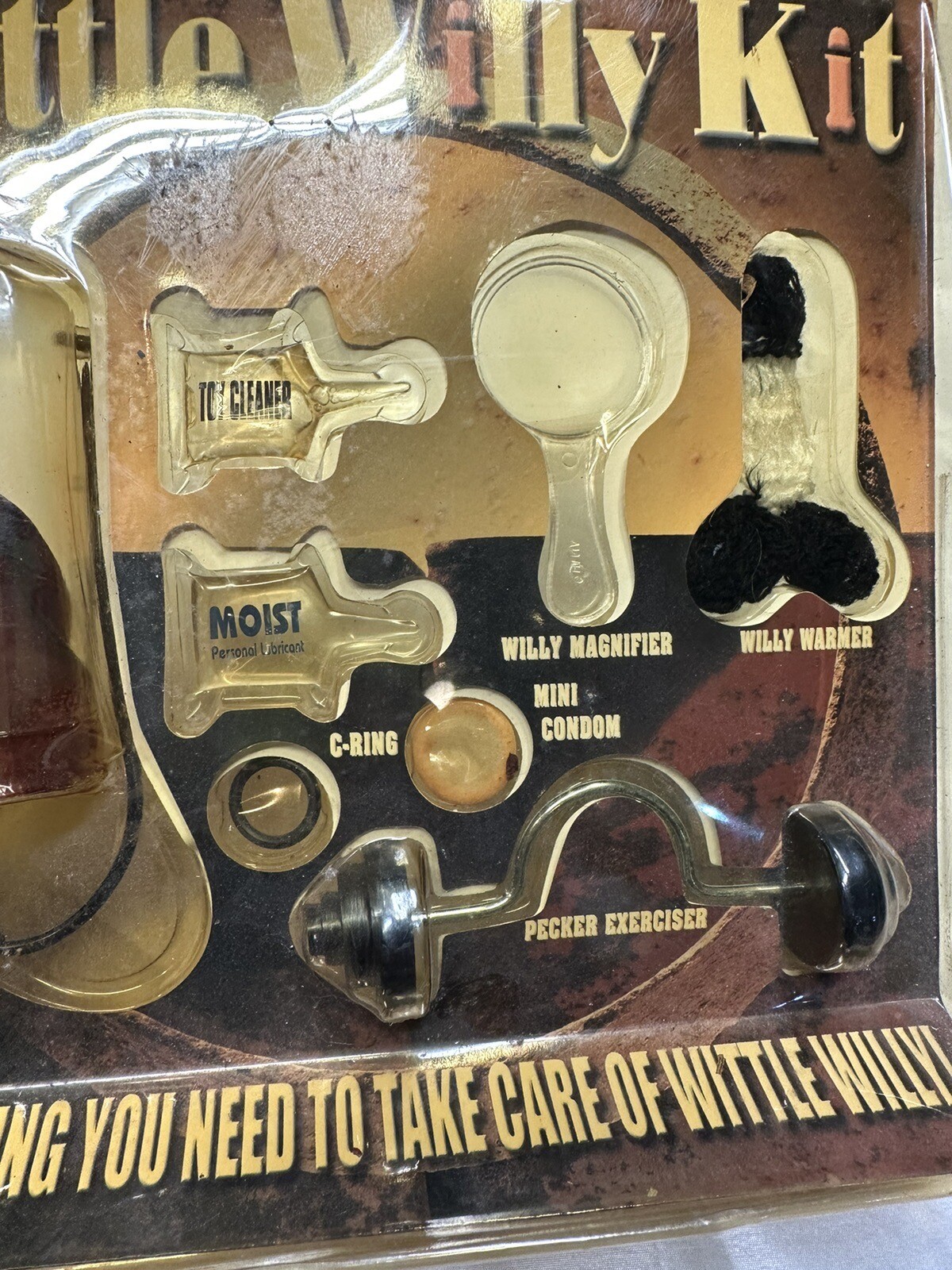 Vintage Wittle Willy Kit Novelty Stag Bachelorette Man Cave Penis Care Gag Gift