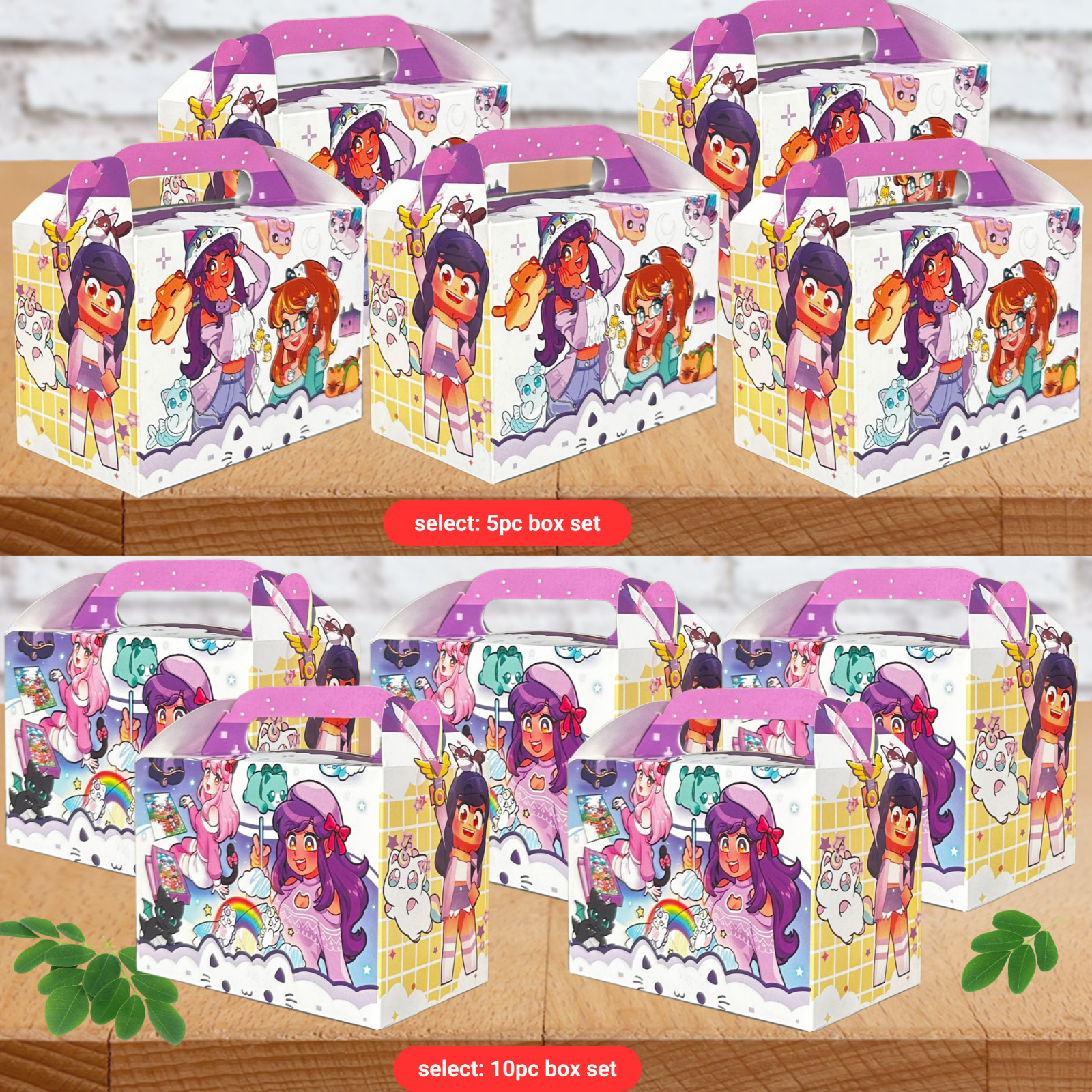 Aphmau TABLEWAR birthday party supplies favor centerpiece decoration event theme