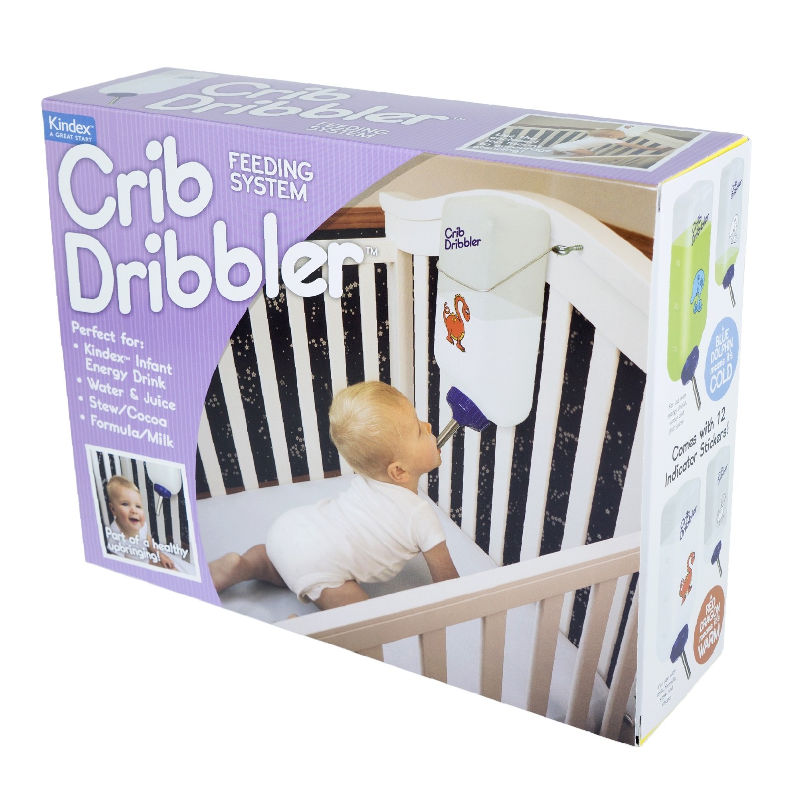 CRIB DRIBBLER – Prank Fake Funny PARODY Baby Shower Joke Gift Box