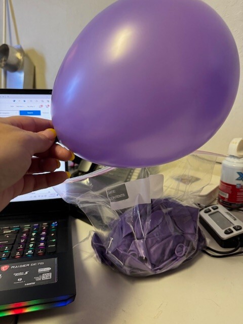 Bulk Lot of Purple Latex Balloons 73ct. Party Decoration New!!!