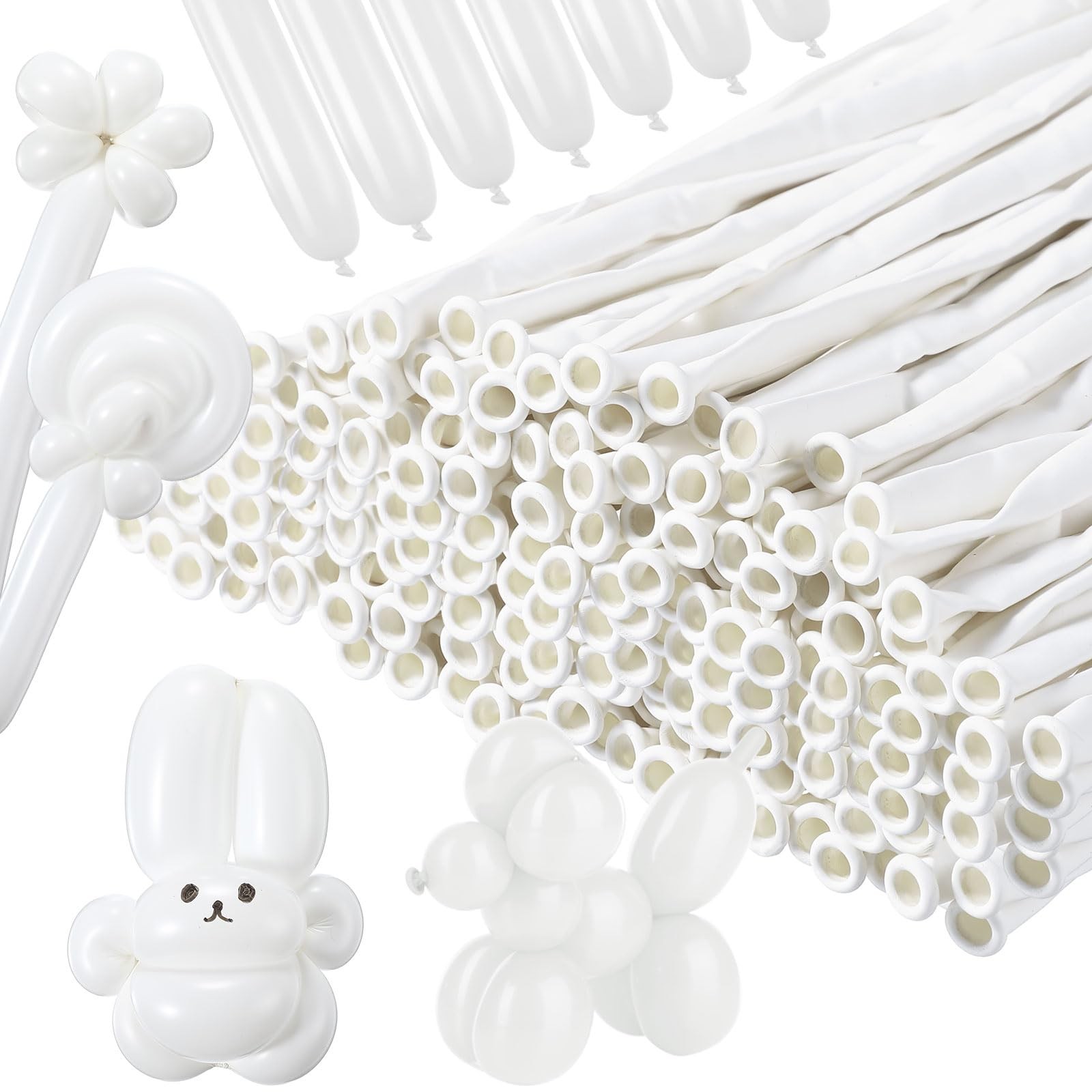 1000 Pcs Long Balloons Bulk 260 Latex Twisting Balloons Decoration for Birthd…