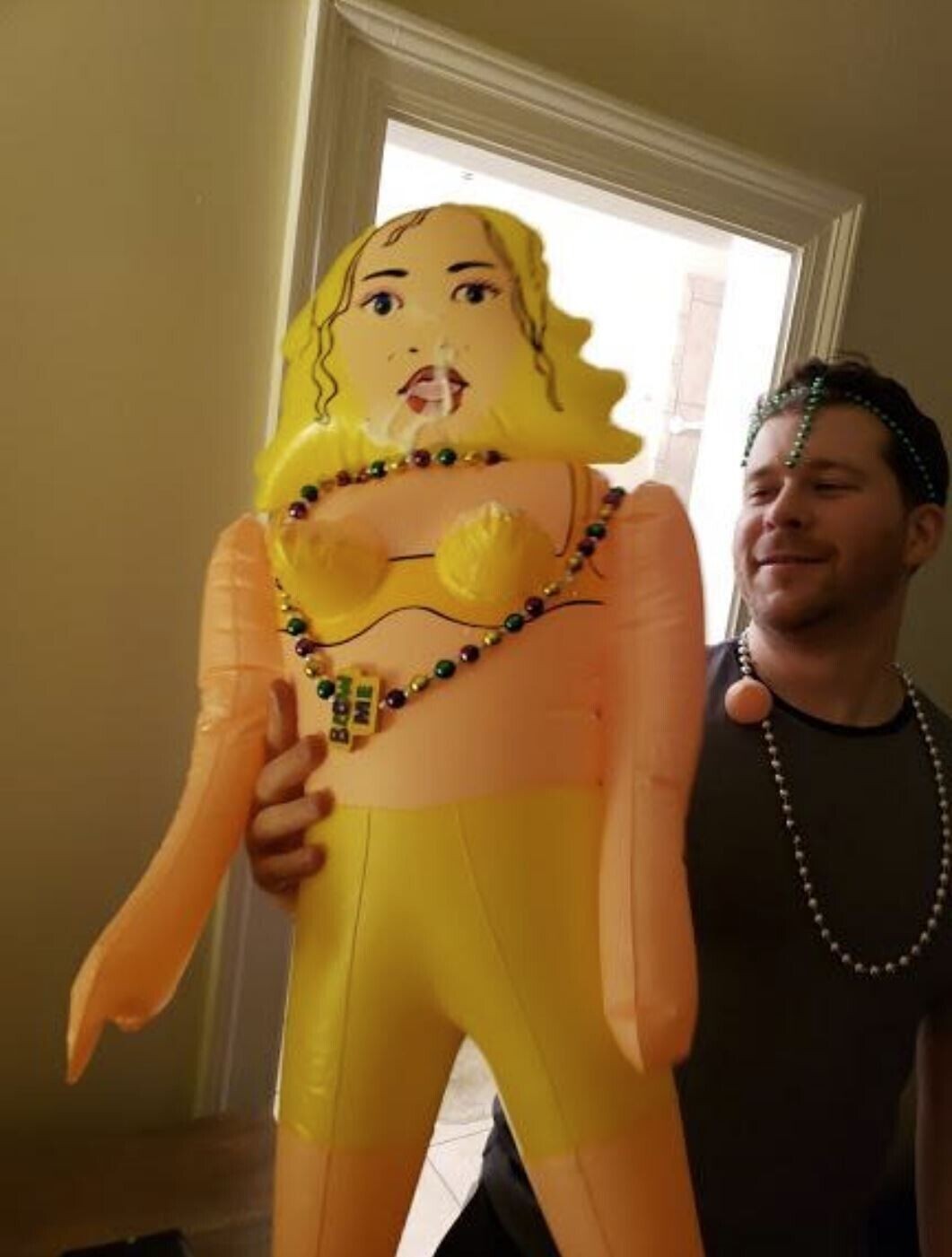 Inflatable Husband & Wife (Boyfriend & Girlfriend) Party Blow Up Bundle – 2 Pack