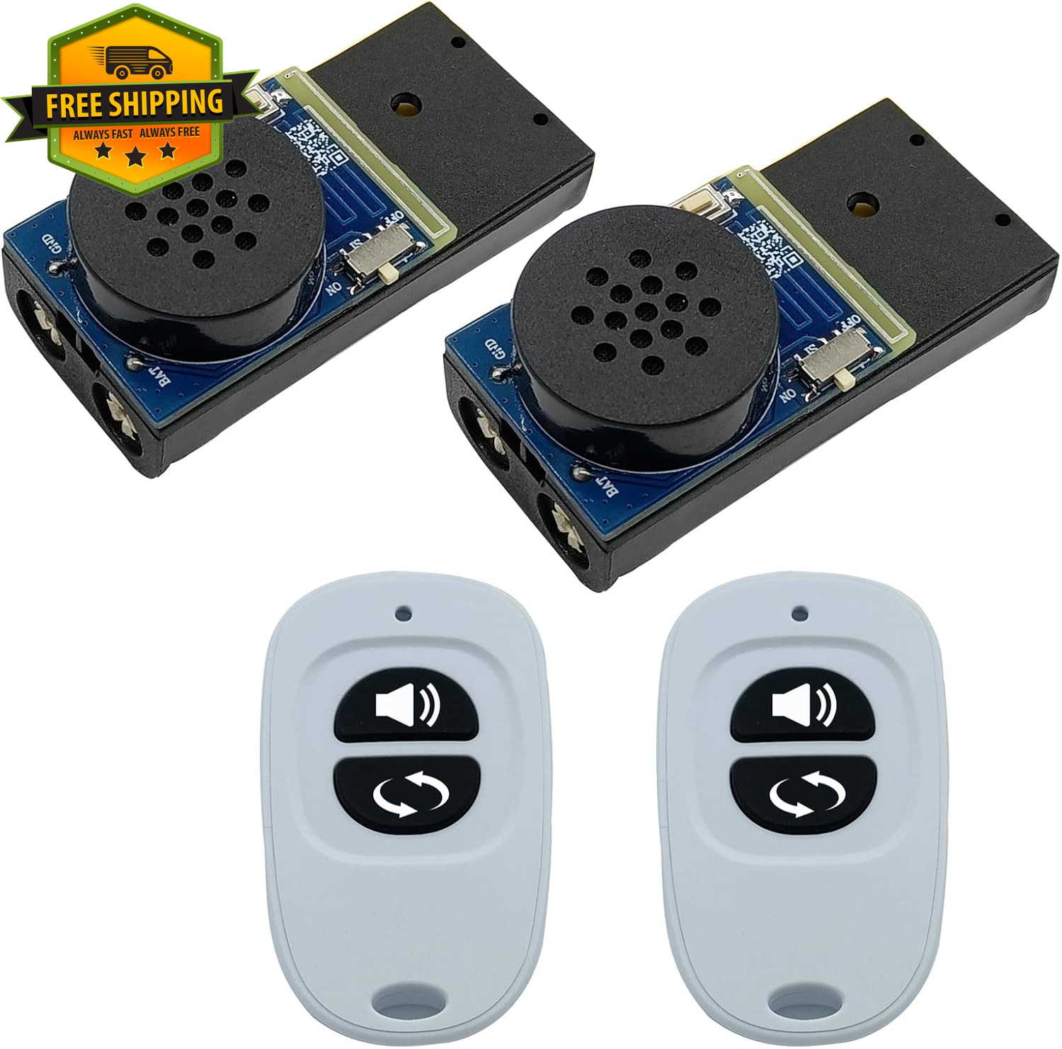 2PCS Remote Control Cricket Noise Maker Prank Hidden Joke Device Party Office Fu