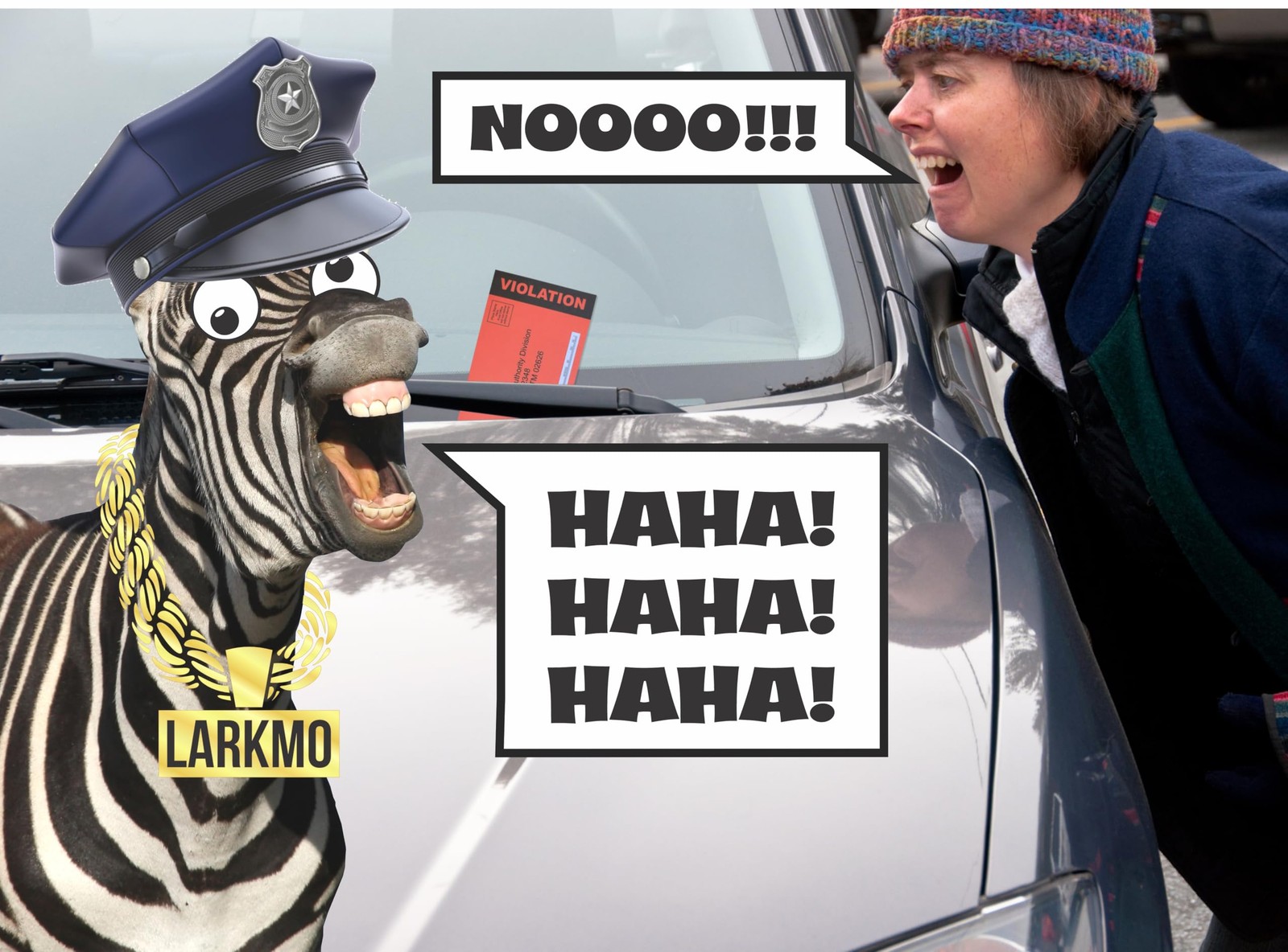 Larkmo Fake Parking Tickets Prank – Qty 25, Joke Violation Parking, Funny Gag Pr