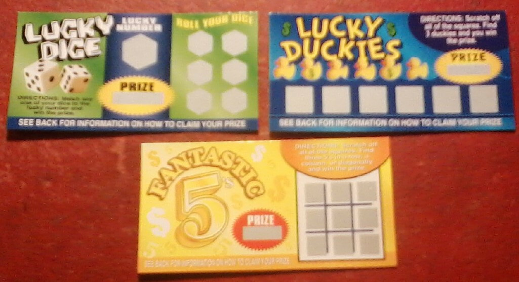 3 Fake Lottery Tickets Fake Phony Scratch Off Winning Lotto Ticket Fun Gag Joke
