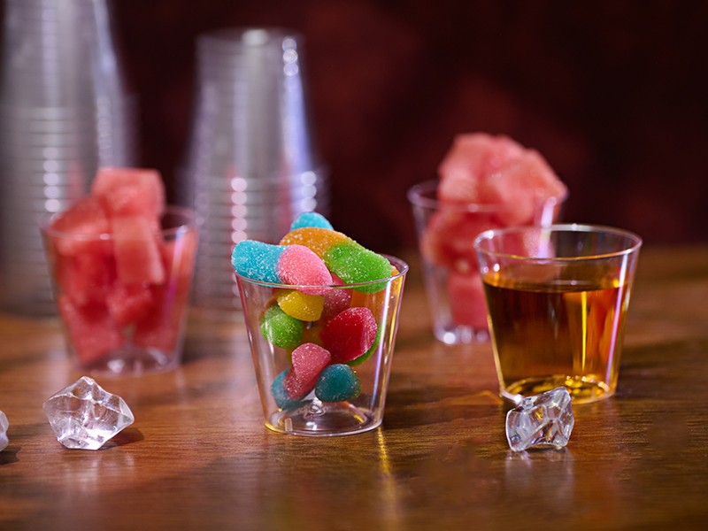 500 Pack Plastic Shot Glasses 1 oz Disposable Cups 1 Ounce Tasting Cups Party