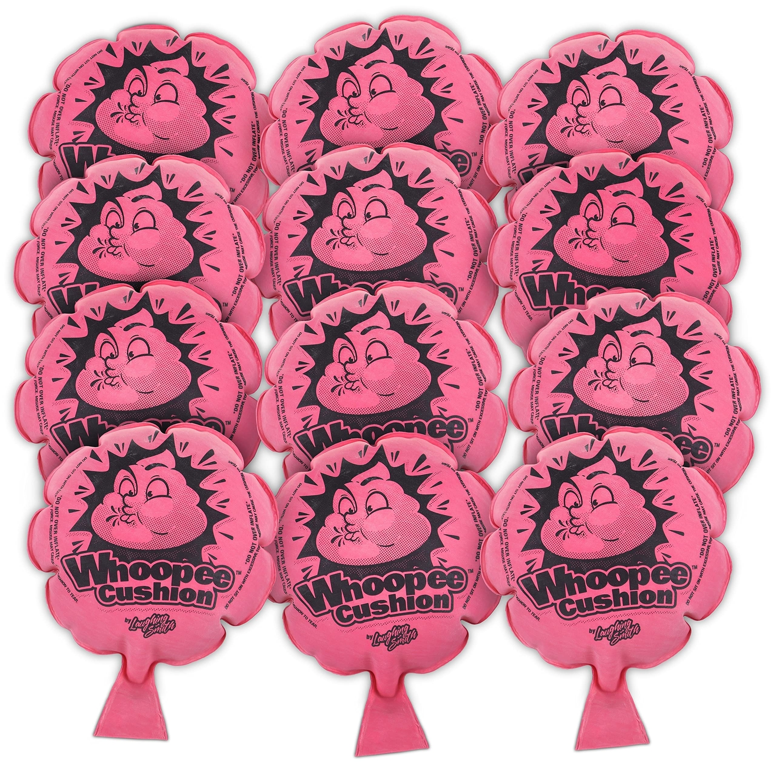 Laughing Smith – Whoopie Cushion Big Party Pack (12) – Whoopee Cushion Dozen …