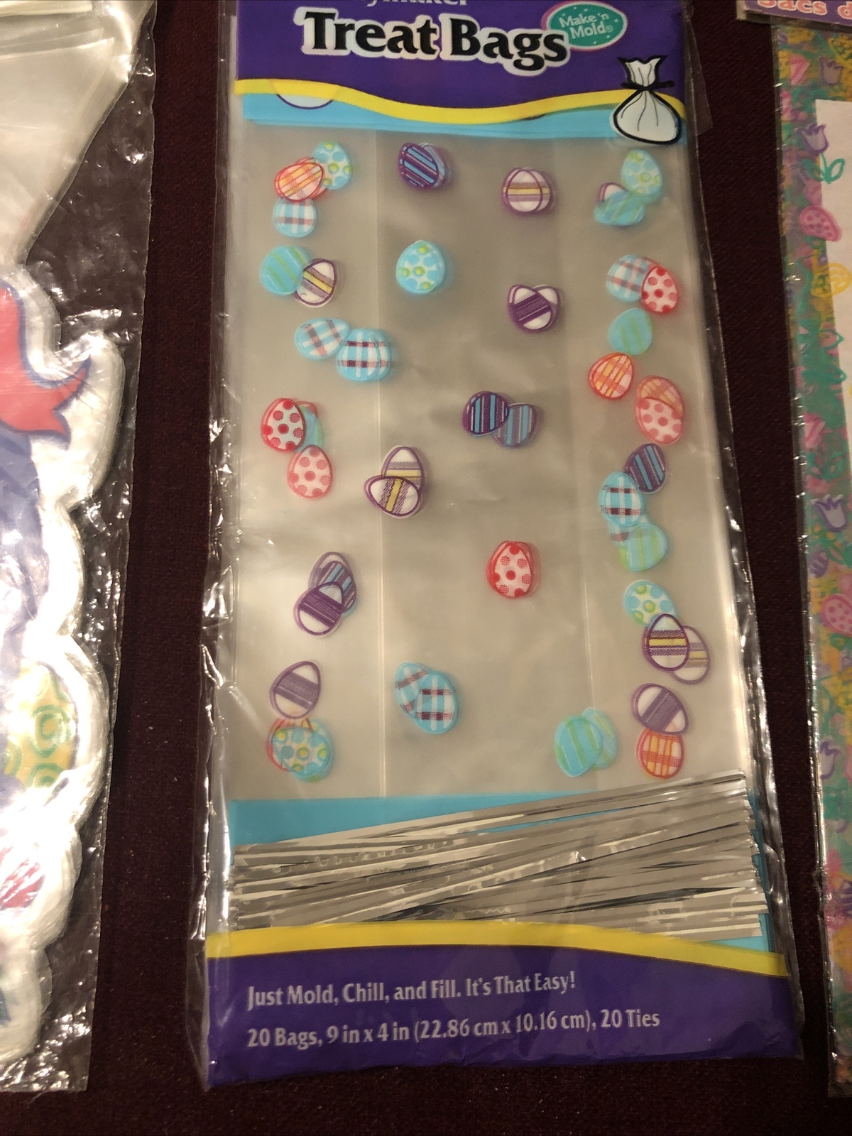 Children’s Unisex, 3 Packs New Easter Treat Bags-20/each, Total 60 Bags